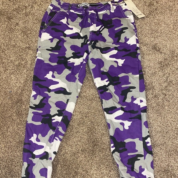 Kreamy purple camo jogger pants - Picture 2 of 8